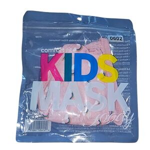 Goody Comfort Fit Kids Face Mask Pink Rainbow Adjustable Ear Loops  601,602